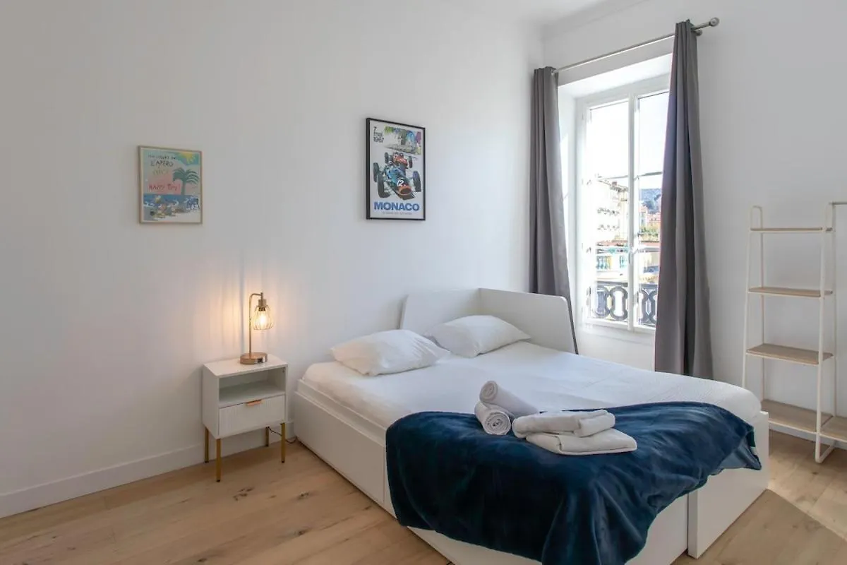 Apartment #17 Suite Gioffredo 3 Chbres Air Conditioning 5Mins Vieux Niceport France