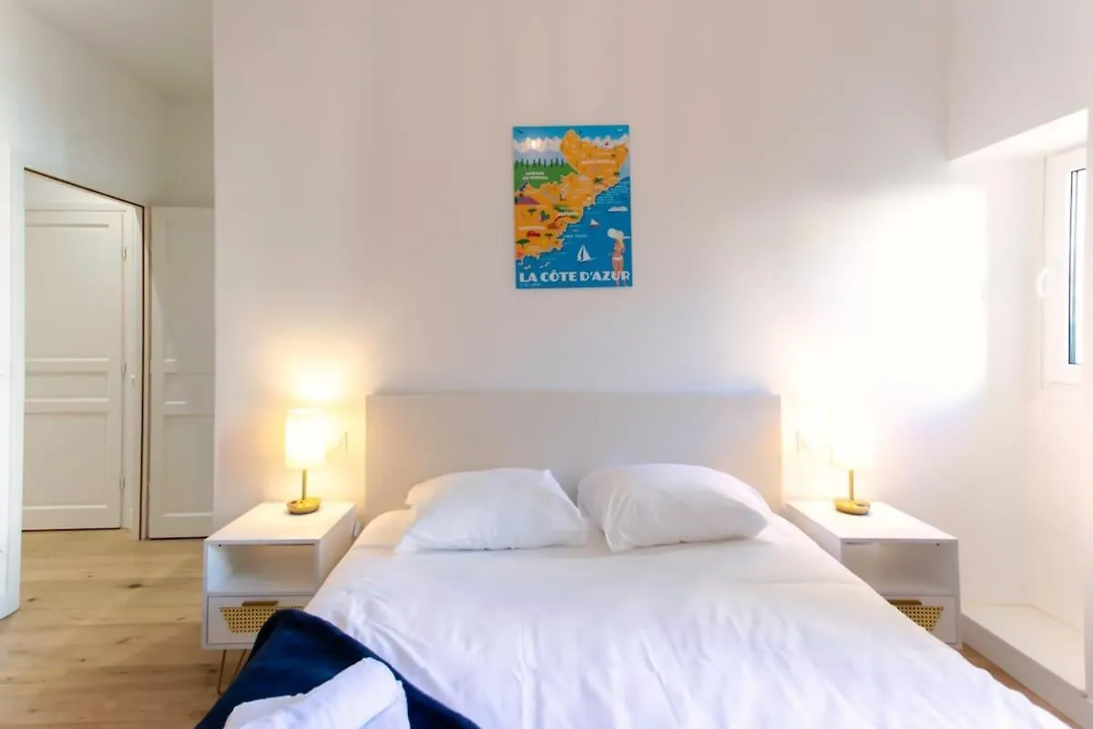 #17 Suite Gioffredo 3 Chbres Air Conditioning 5Mins Vieux Niceport France