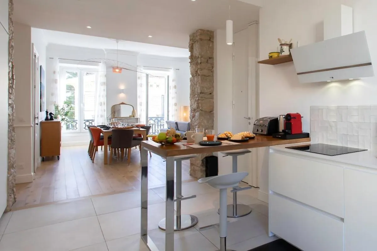 #17 Suite Gioffredo 3 Chbres Air Conditioning 5Mins Vieux Niceport Appartement