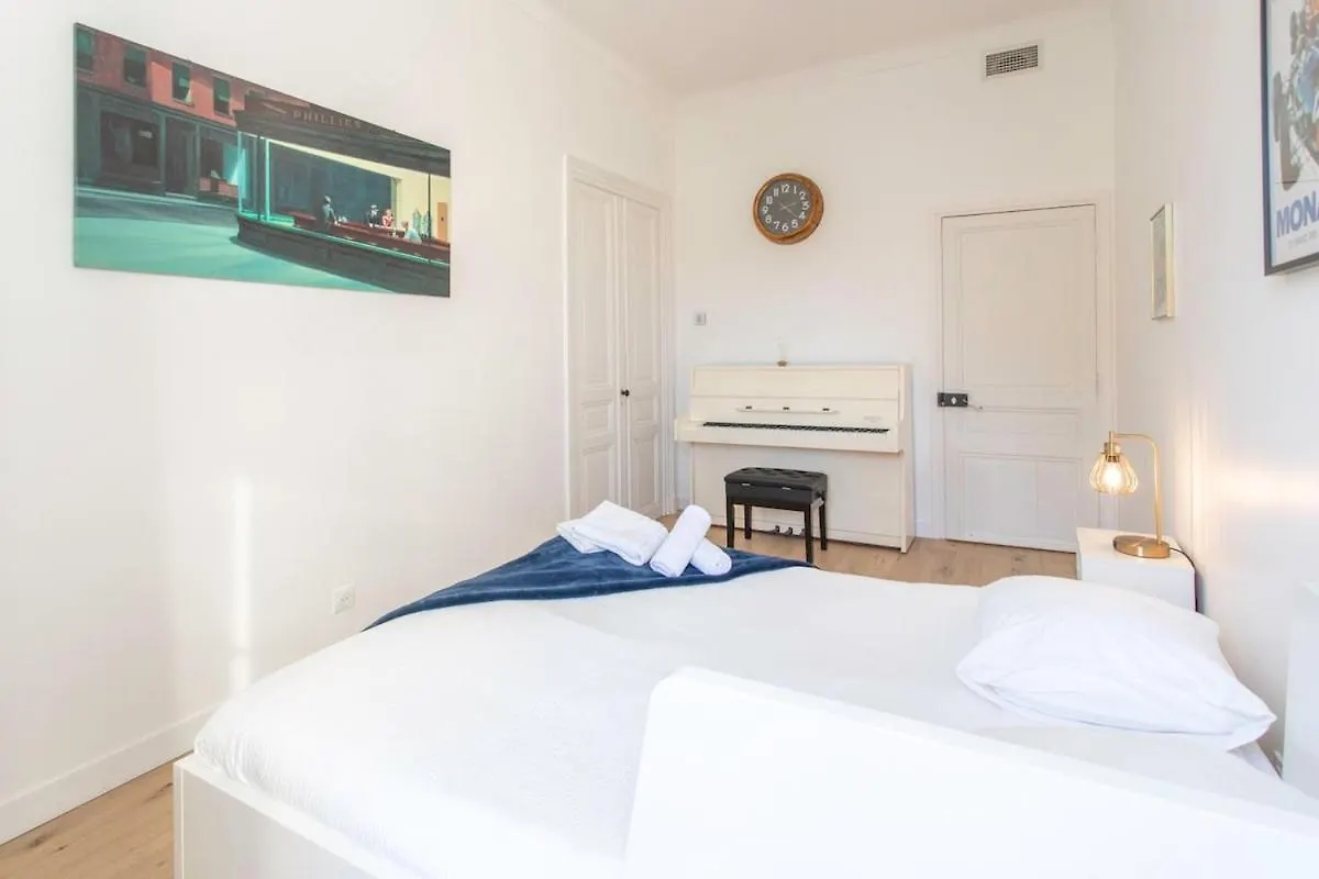 #17 Suite Gioffredo 3 Chbres Air Conditioning 5Mins Vieux Niceport Appartement Nice